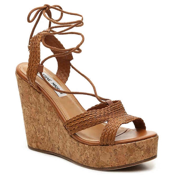 Steve Madden Shoes - Steve Madden Wynwood Cork Wedge Sandal